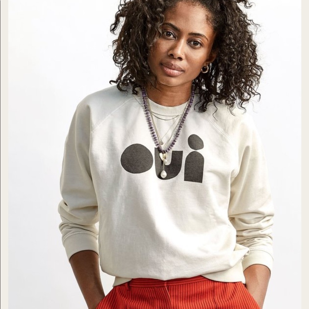 Clare V OUI Sweatshirt